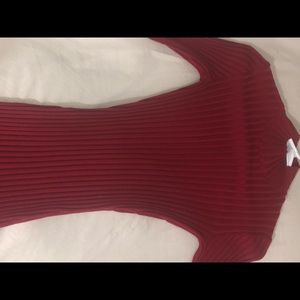 DIVIDED H&M Fitted Red Dress